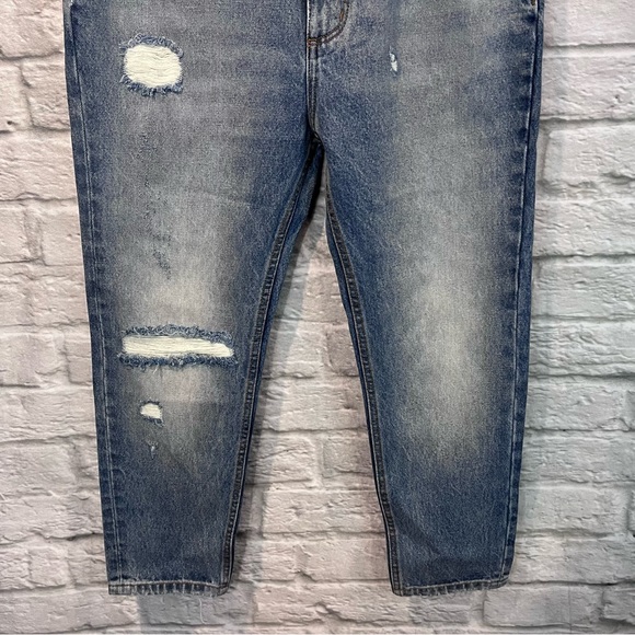 NWT ROLLA’S 34x25” STUBS Slim Short Leg - Stoned Rip Jeans (SAMPLE) - Picture 4 of 12